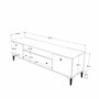 Hanah Home Vıs1-Cka Soporte para TV Nogal